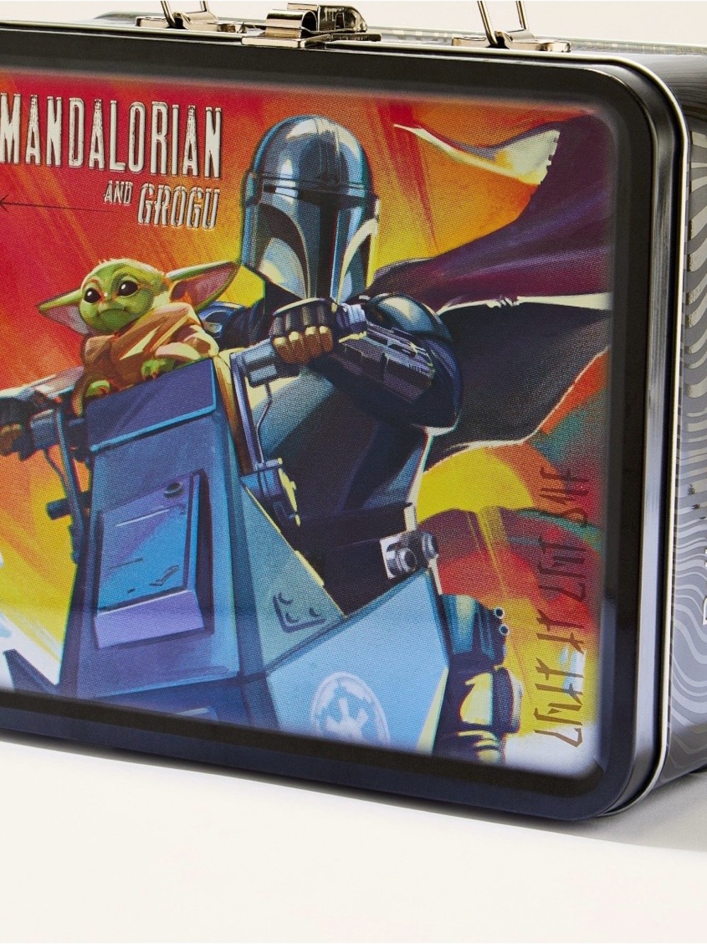 Bath & Body Works Star Wars The Mandalorian & Grogu Metal Lunch Box Tin Tote